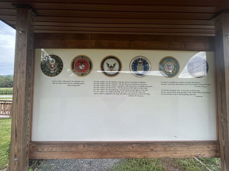 Town of Fulton Veteran's Honor Roll Marker Rear Side. Click for full size. Town of Fulton Veteran's Honor Roll Marker Rear Side image. Click for full size.