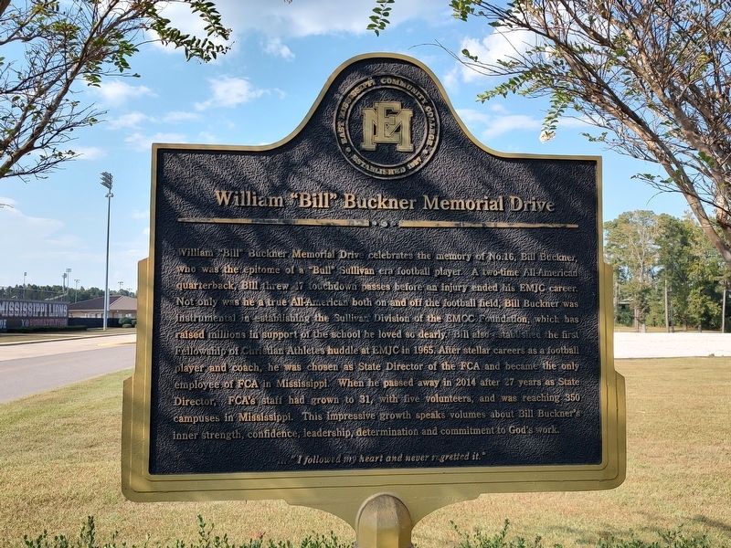 William "Bill" Buckner Memorial Drive Marker image. Click for full size.