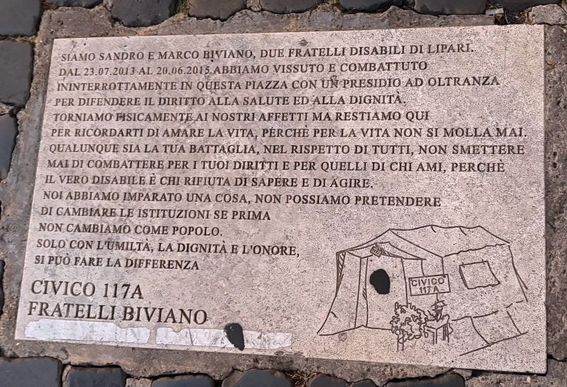 The Biviano Brothers Marker image. Click for full size.