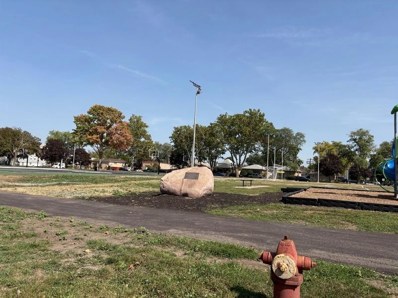 Conner-Heise Memorial Park Marker, 2025 location. Click for full size. Conner-Heise Memorial Park Marker, 2025 location image. Click for full size.