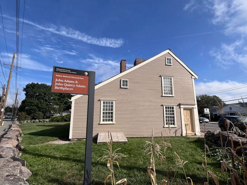 President John Adams and President John Quincy Adams Birthplaces. Click for full size. President John Adams and President John Quincy Adams Birthplaces image. Click for full size.