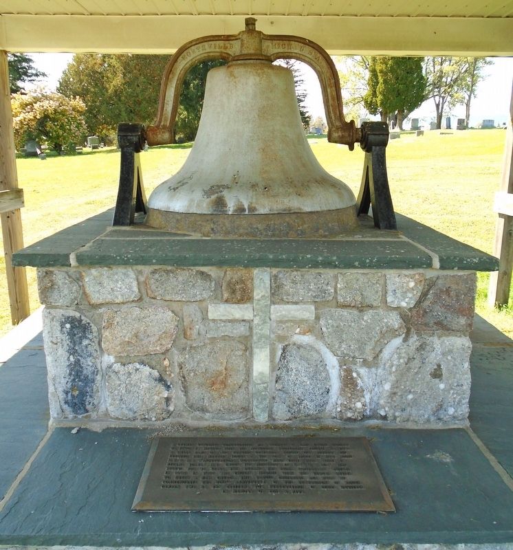 200th Anniversary of South Canaan Township Settlement Marker and Church Bell. Click for full size. 200th Anniversary of South Canaan Township Settlement Marker and Church Bell image. Click for full size.