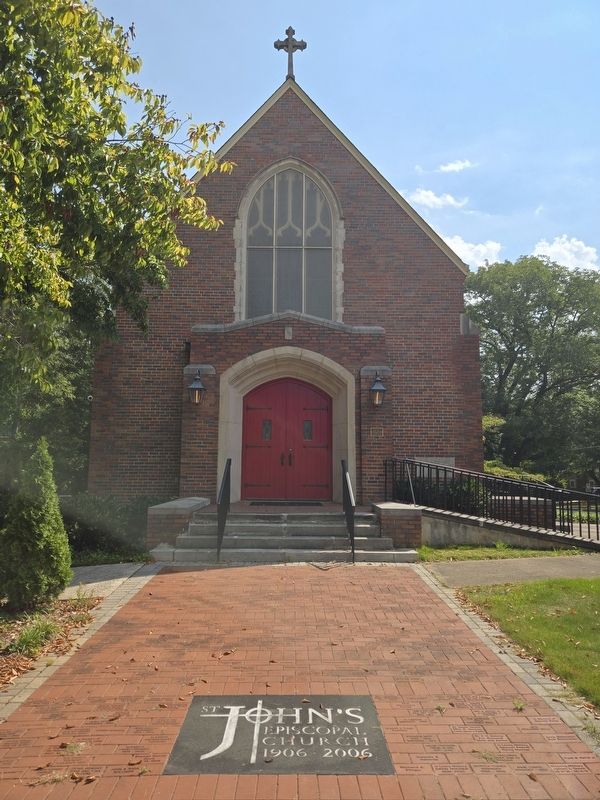 St. John's Episcopal Church sanctuary front entrance image. Click for full size.