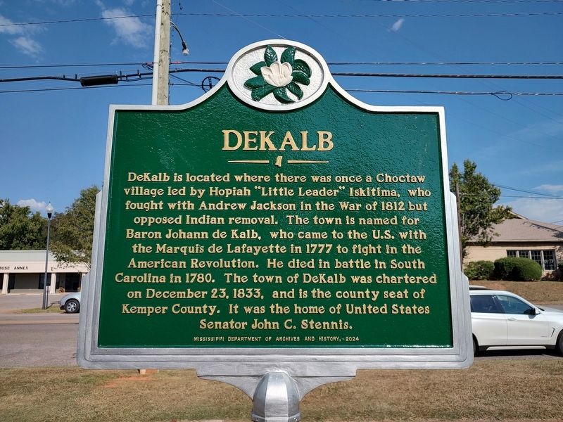 DeKalb Marker. Click for full size. DeKalb Marker image. Click for full size.