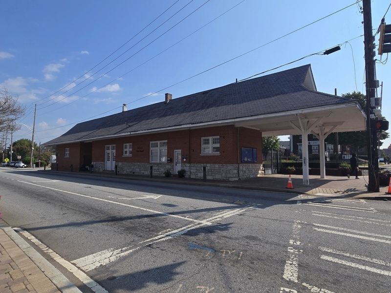 Historic College Park Depot on Main Street. image. Click for full size.