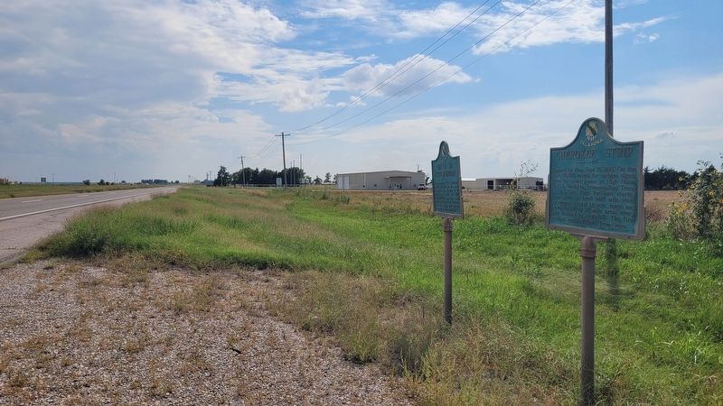 The view of the markers along the highway. Click for full size. The view of the markers along the highway image. Click for full size.
