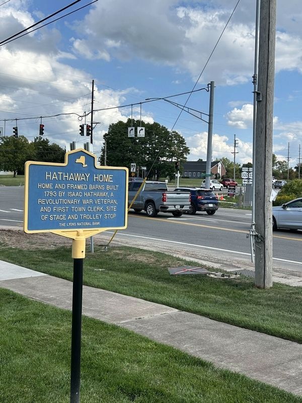 Hathaway Home Marker. Click for full size. Hathaway Home Marker image. Click for full size.
