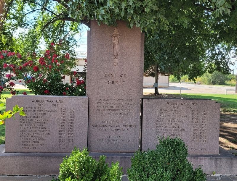 Lest We Forget Marker image. Click for full size.