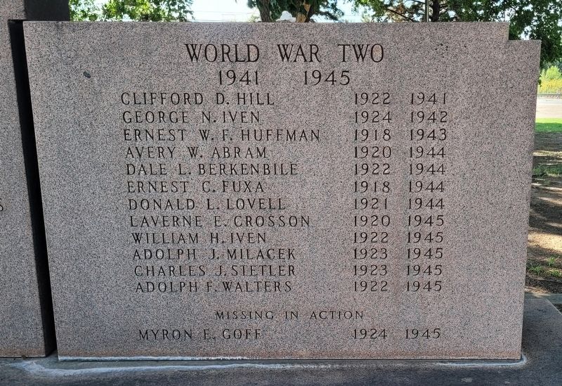 Lest We Forget Marker - Right Panel image. Click for full size.