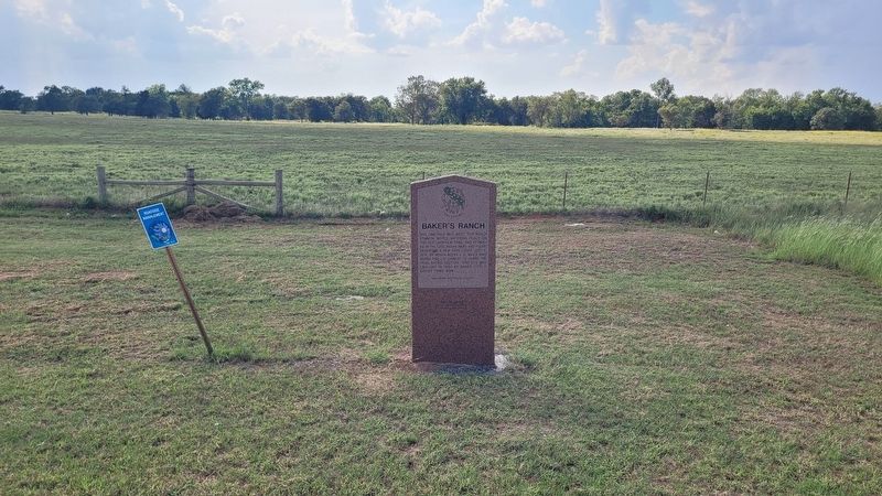 Baker's Ranch Marker image. Click for full size.
