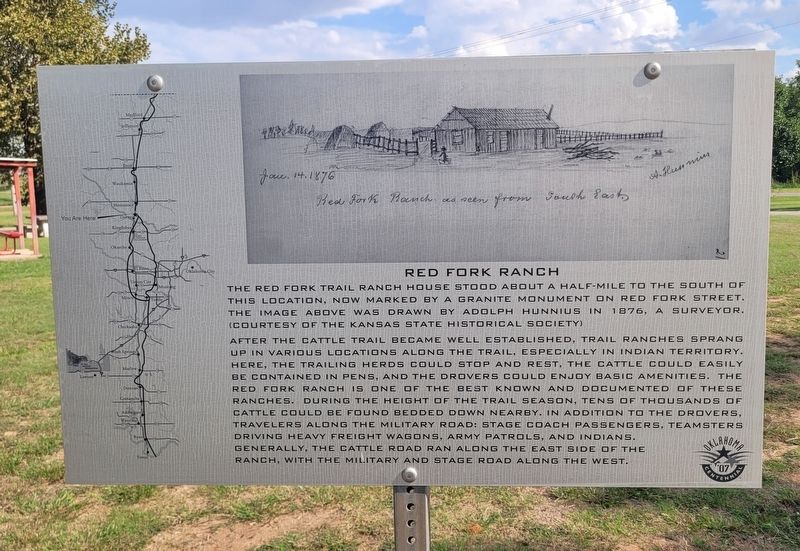 Red Fork Ranch Marker. Click for full size. Red Fork Ranch Marker image. Click for full size.