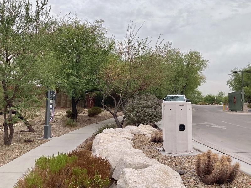 Las Vegas Springs Marker - at left image. Click for full size.