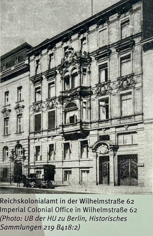 Marker photo: Wilhelmstra�e 62 image. Click for full size.