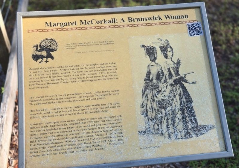 Margaret McCorkall: A Brunswick Woman Marker image. Click for full size.
