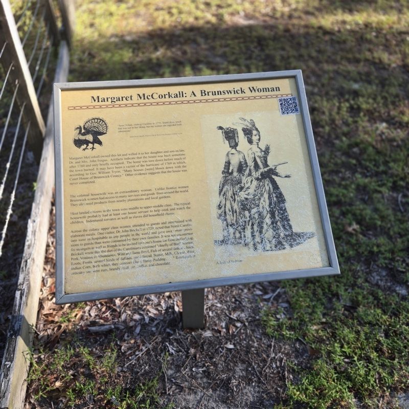 Margaret McCorkall: A Brunswick Woman Marker image. Click for full size.