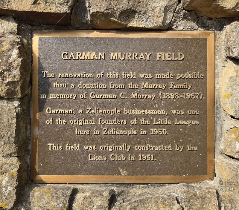 Garman Murray Field Marker image. Click for full size.