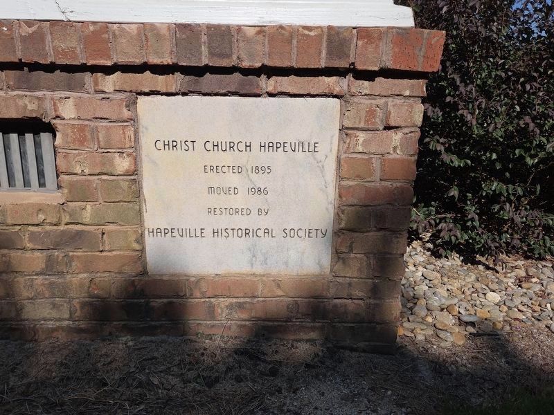 Christ Church, Hapeville cornerstone image. Click for full size.