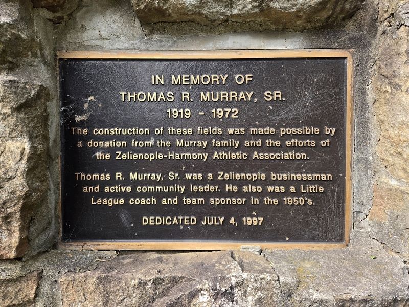 Thomas R. Murray, Sr. Marker. Click for full size. Thomas R. Murray, Sr. Marker image. Click for full size.
