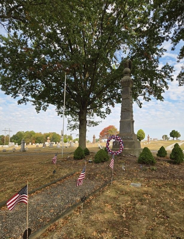 Evans City Civil War Memorial image. Click for full size.