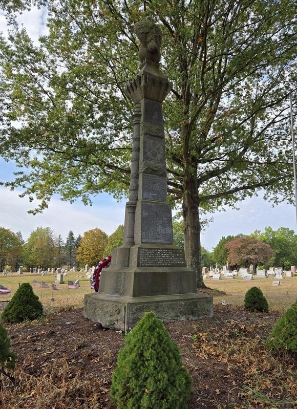 Evans City Civil War Memorial image. Click for full size.