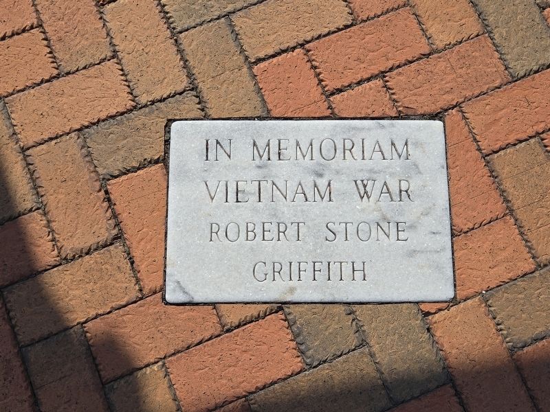 Hapeville Veterans Memorial, Vietnam War, second from right image. Click for full size.