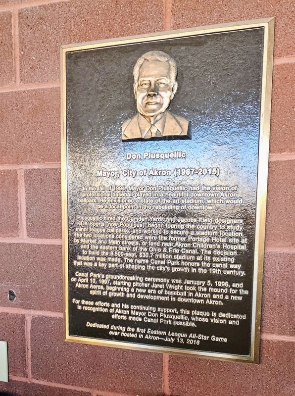 Don Plusquellic Marker. Click for full size. Don Plusquellic Marker image. Click for full size.