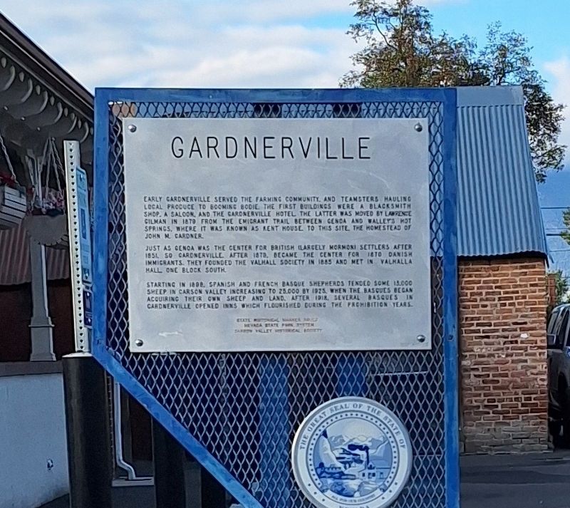 Gardnerville Marker image. Click for full size.