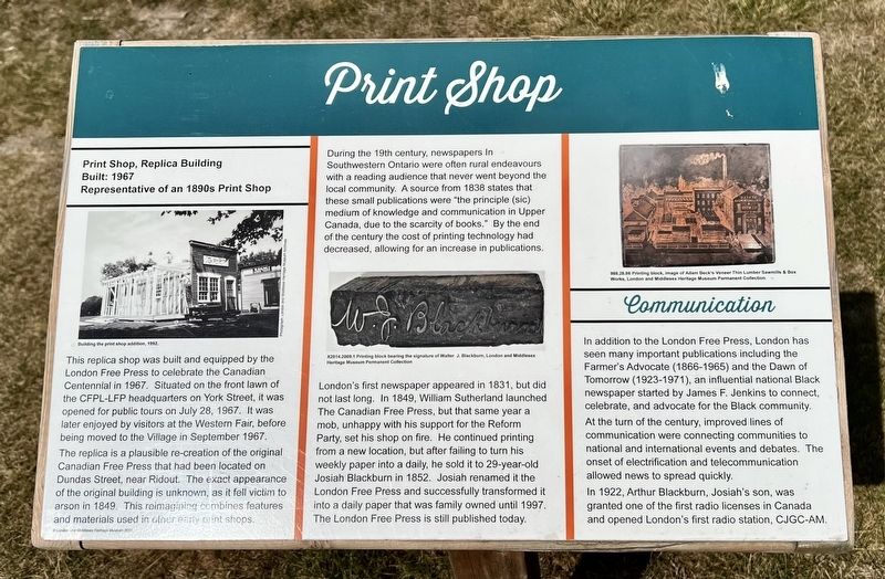 Print Shop Marker. Click for full size. Print Shop Marker image. Click for full size.