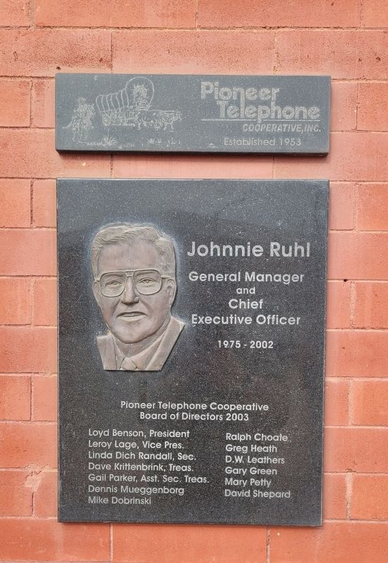 Supplemental Marker - Johnnie Ruhl image. Click for full size.