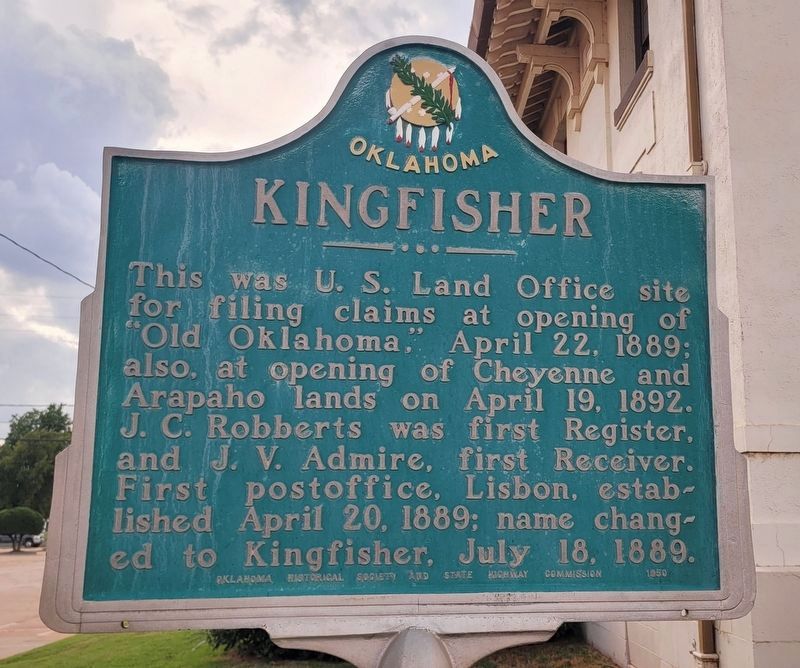 Kingfisher Marker. Click for full size. Kingfisher Marker image. Click for full size.