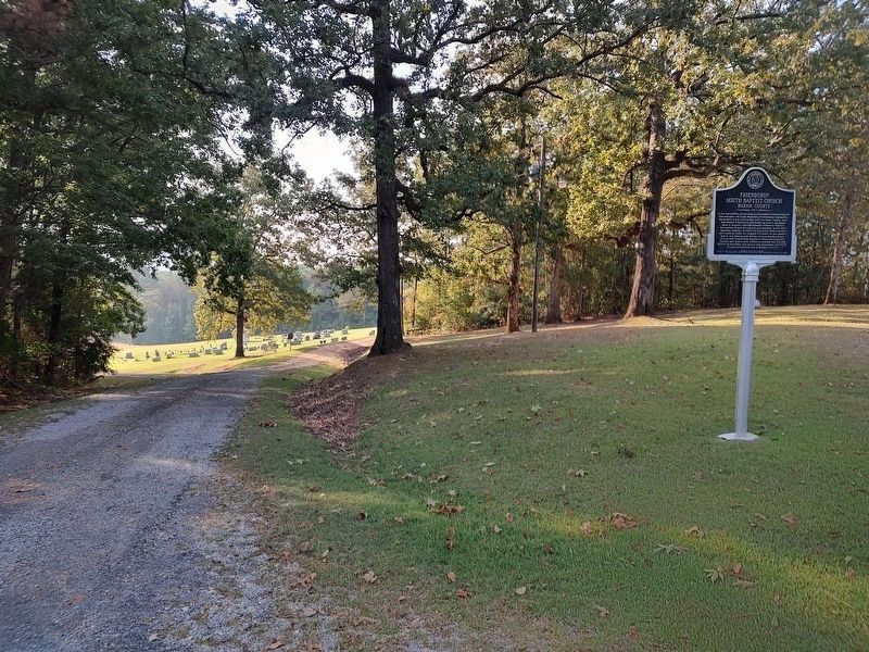 Friendship North Baptist Church Marker image. Click for full size.