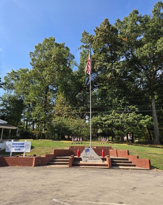 Meridian Veterans Club Memorial. Click for full size. Meridian Veterans Club Memorial image. Click for full size.