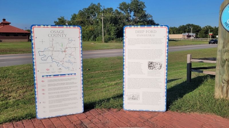 Deep Ford Marker (right marker). Click for full size. Deep Ford Marker (right marker) image. Click for full size.