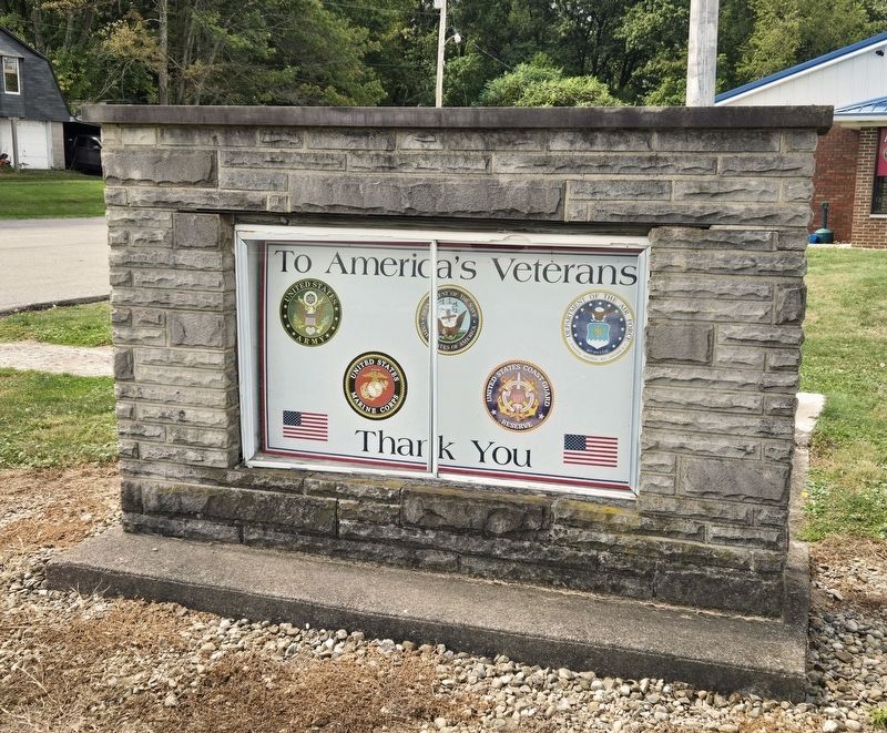 Saxonburg Legion Veterans Memorial image. Click for full size.