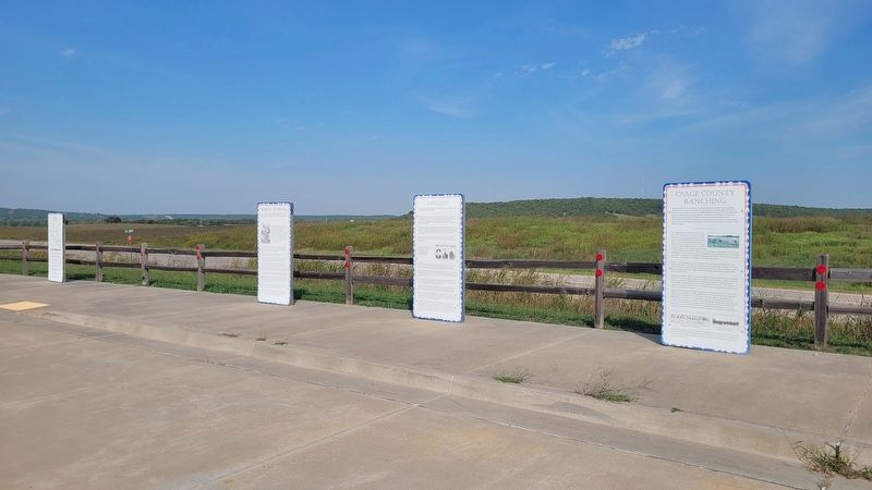 The Osage County Ranching Marker is the first marker on the right side. Click for full size. The Osage County Ranching Marker is the first marker on the right side image. Click for full size.