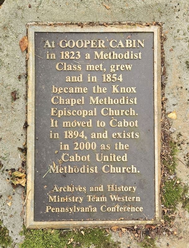 Cooper Cabin Marker image. Click for full size.