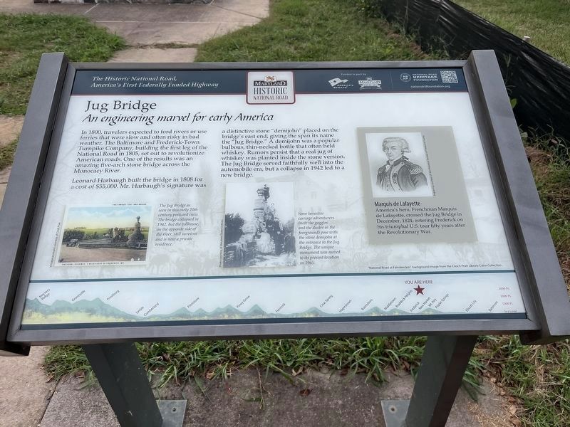 Jug Bridge Marker image. Click for full size.