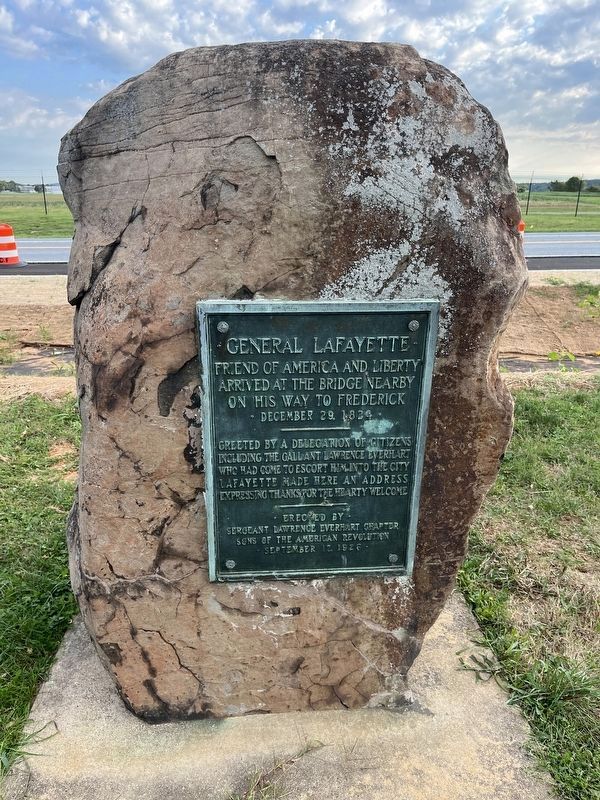 General LaFayette Marker. Click for full size. General LaFayette Marker image. Click for full size.