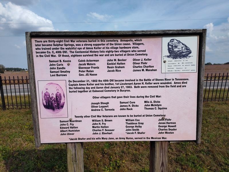Remembering Our Veterans of Early Wars Marker Backside. Click for full size. Remembering Our Veterans of Early Wars Marker Backside image. Click for full size.