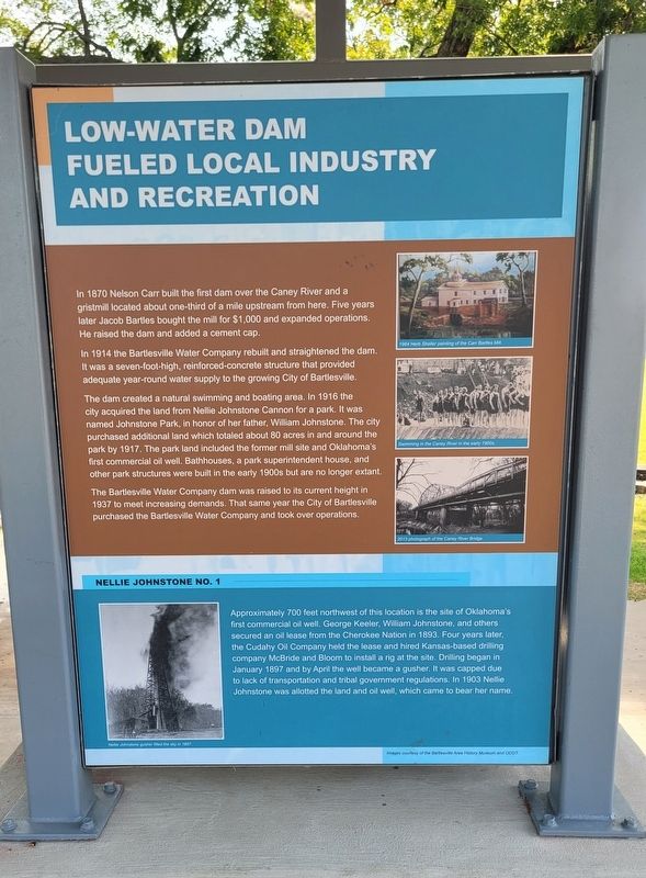 Low-Water Dam Fueled Local Industry and Recreation Marker. Click for full size. Low-Water Dam Fueled Local Industry and Recreation Marker image. Click for full size.