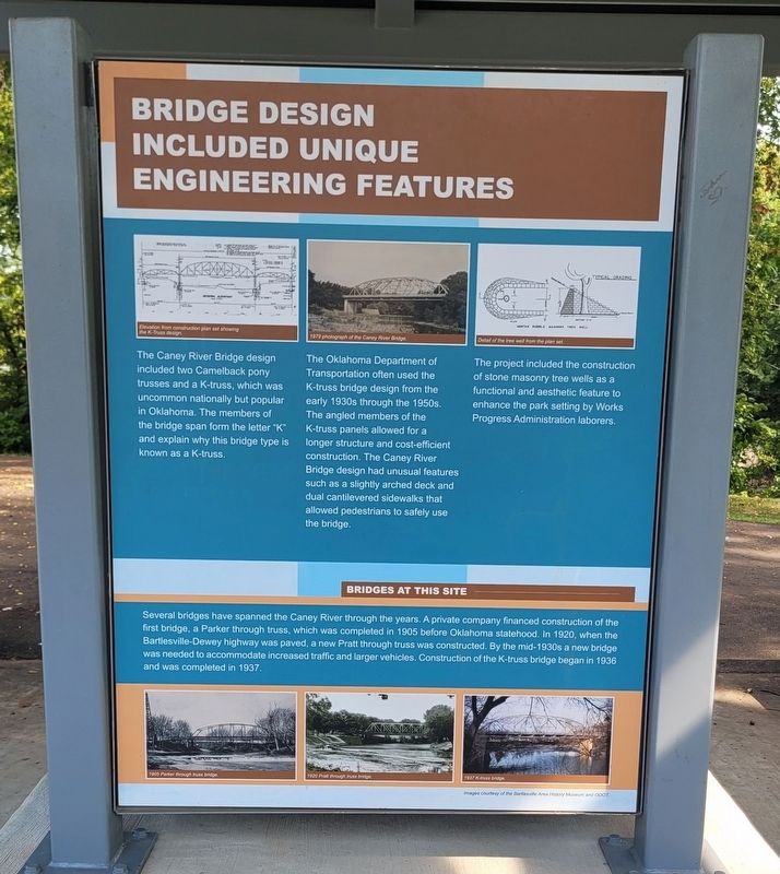 Bridge Design Included Unique Engineering Features Marker. Click for full size. Bridge Design Included Unique Engineering Features Marker image. Click for full size.