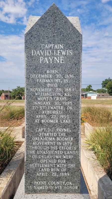 Captain David Lewis Payne Marker image. Click for full size.