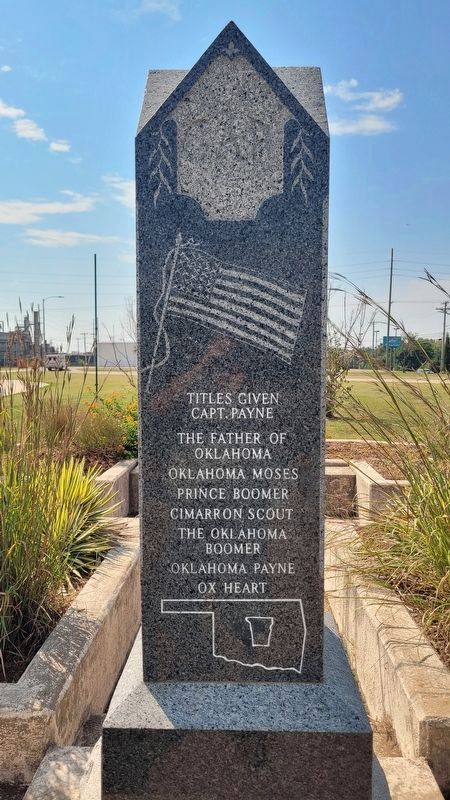 Captain David Lewis Payne Marker - Right Side image. Click for full size.