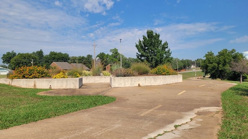 The view of the marker in the park image. Click for full size.