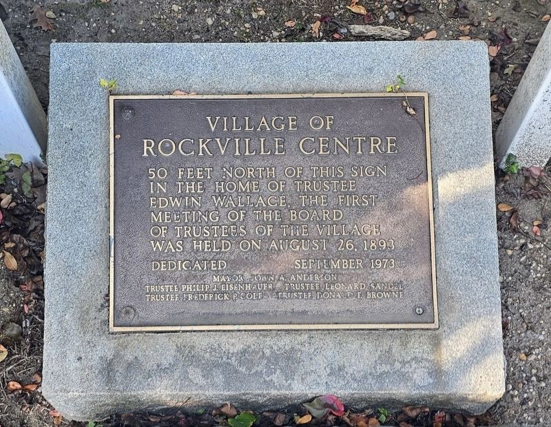 Village of Rockville Centre Marker image. Click for full size.