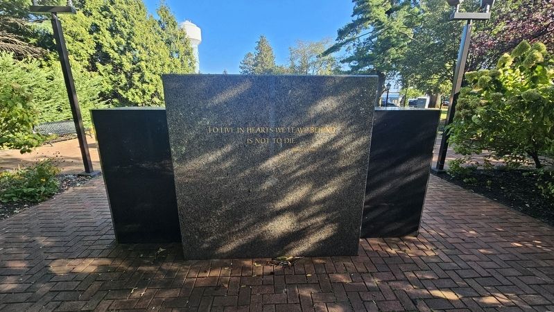 Rockville Centre September 11th Memorial Marker, Side Two. Click for full size. Rockville Centre September 11th Memorial Marker, Side Two image. Click for full size.
