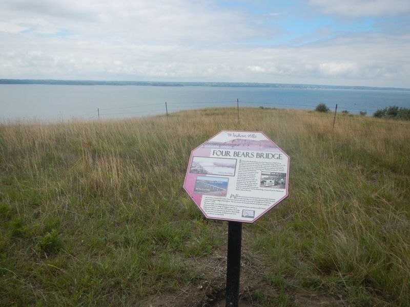 Four Bears Bridge Marker image. Click for full size.
