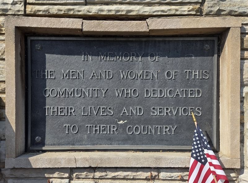 Sharpsburg Veterans Memorial. Click for full size. Sharpsburg Veterans Memorial image. Click for full size.