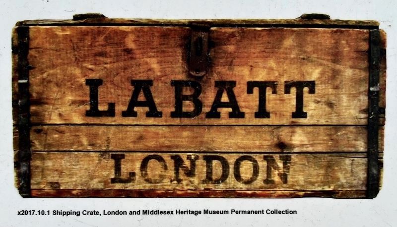 London Brewery marker photo and caption detail (centre) image. Click for full size.