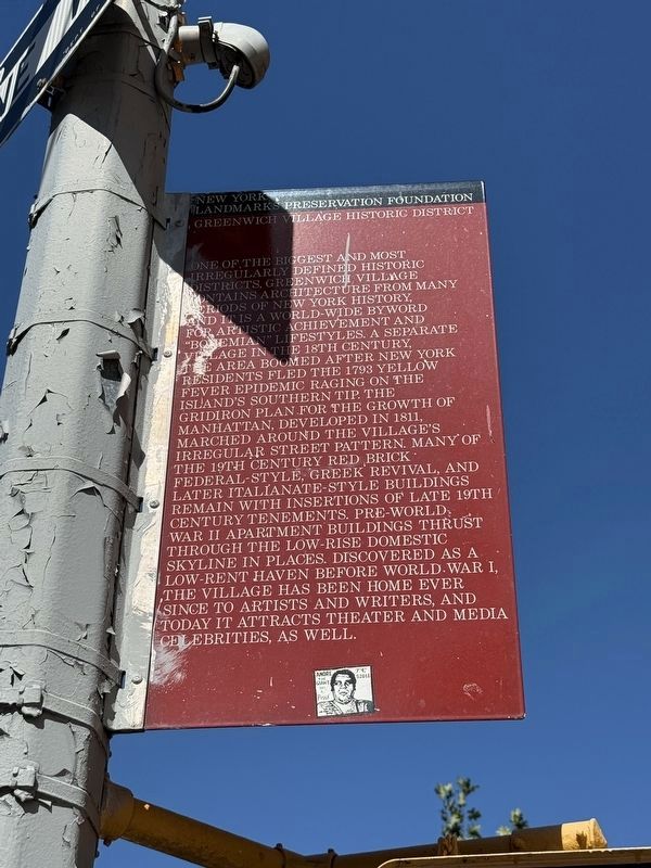 Greenwich Village Historic District Marker image. Click for full size.